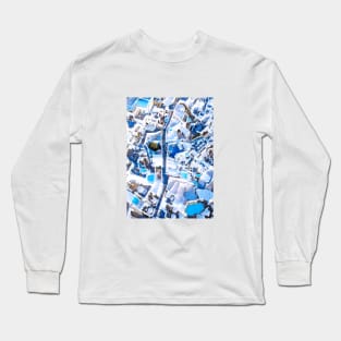 Santorini, Greece. Aerial view #2 Long Sleeve T-Shirt